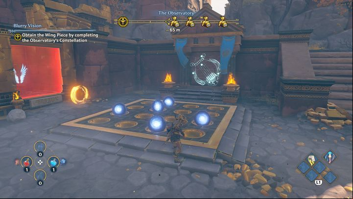 This is what the end result should look like - Immortals Fenyx Rising: Blurry Vision - walkthrough - Main missions - Immortals Fenyx Rising Guide