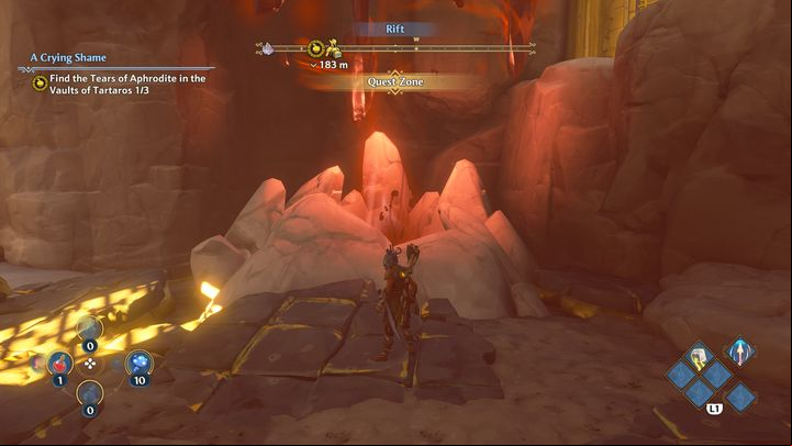 After activating the three switches, enter the Vault - Immortals Fenyx Rising: A Crying Shame - walkthrough - Aphrodites quests - Immortals Fenyx Rising Guide