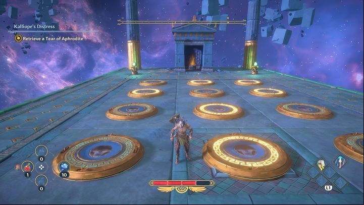 As in the previous puzzles, the order of your actions matters - Immortals Fenyx Rising: A Crying Shame - walkthrough - Aphrodites quests - Immortals Fenyx Rising Guide