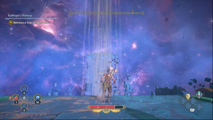 You can now go towards the gusts of wind to obtain the tear and Zeus's Lightning - Immortals Fenyx Rising: A Crying Shame - walkthrough - Aphrodites quests - Immortals Fenyx Rising Guide