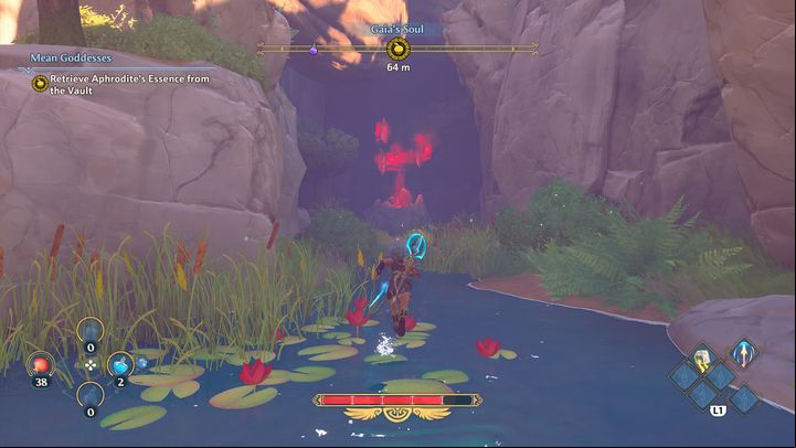 The Vault of Aphrodite is not far away, go to the marker shown on the com - Immortals Fenyx Rising: Mean Goddesses - walkthrough - Aphrodites quests - Immortals Fenyx Rising Guide