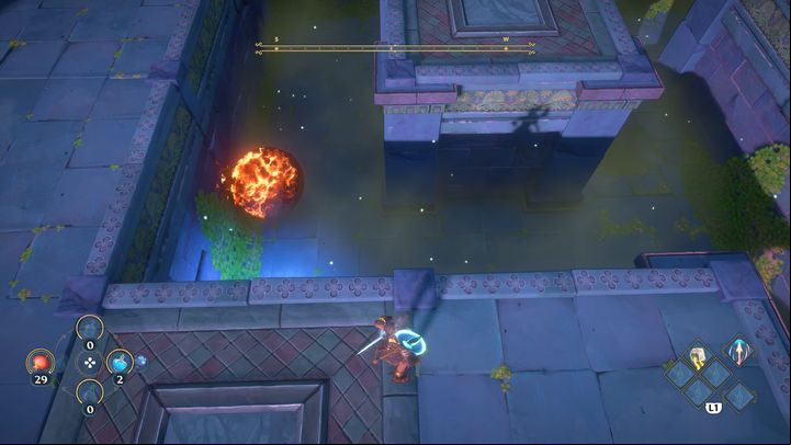 Use your Godly Power to control the sphere again - Immortals Fenyx Rising: Mean Goddesses - walkthrough - Aphrodites quests - Immortals Fenyx Rising Guide