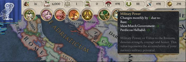 Gold - necessary for expansion, recruitment of troops, maintaining an army, paying your officials or for various diplomatic actions - Gold, resources and power points in Imperator Rome - Basic tips - Imperator Rome Guide