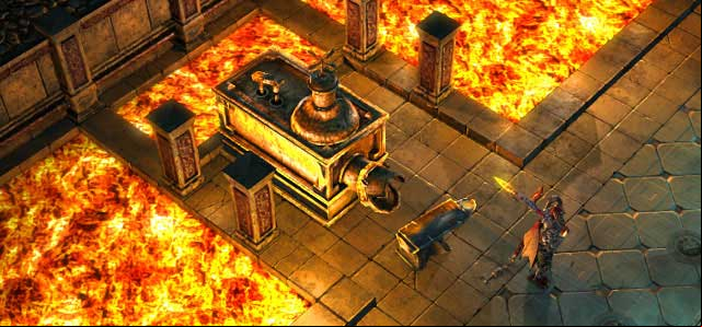 You need to launch three baskets with coals to turn on the forge - A Thousand Seasons in the Abbys - Chapter III - The Sovereign Killer - Impire - Game Guide and Walkthrough