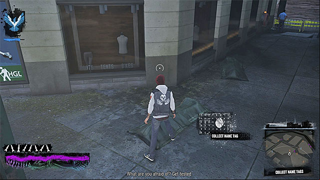 An example corpse bag - Chapter 4, part 2 - things to do in the game - inFamous Paper Trail - inFamous: Second Son - Game Guide and Walkthrough