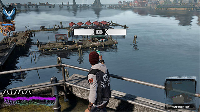 The game will now start the process of tracking down the person that you are looking for and, if you want to use the phones readings, you first need to reach the rooftop of one of the buildings - Chapter 4, part 3 - things to do in the game - inFamous Paper Trail - inFamous: Second Son - Game Guide and Walkthrough