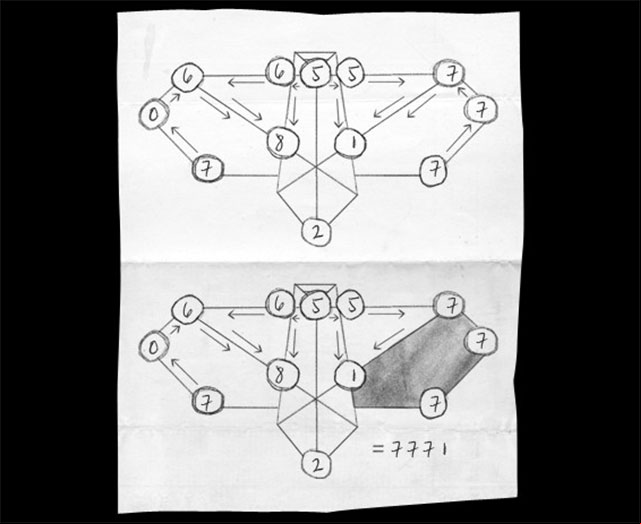 The slip of paper, with the code, is randomly generated - Chapter 6, part 1 - things to do outside the game - inFamous Paper Trail - inFamous: Second Son - Game Guide and Walkthrough