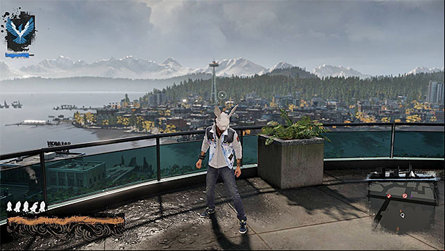 One of Delsins bonus outfits - Chapter 6, part 4 - things to do in the game - inFamous Paper Trail - inFamous: Second Son - Game Guide and Walkthrough