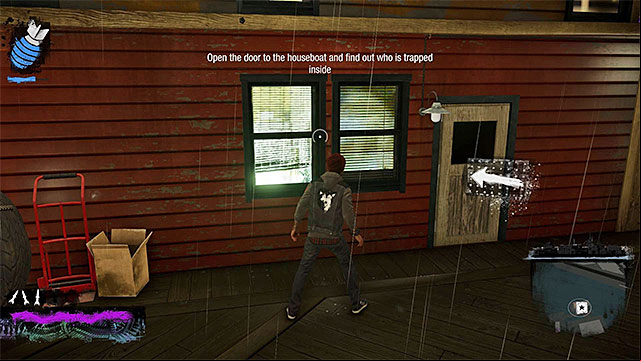 Open the door to free hostage women - 7a: Trash the Stash - Walkthrough - inFamous: Second Son - Game Guide and Walkthrough