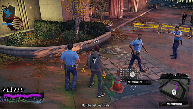 Approach the police officers who are guarding the area - Chapter 1, part 1 - things to do in the game - inFamous Paper Trail - inFamous: Second Son - Game Guide and Walkthrough
