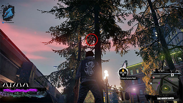 3) Hidden Camera - The camera you seek is in the place shown in the above screenshot - Waterfront - more difficult activities - City - inFamous: Second Son - Game Guide and Walkthrough