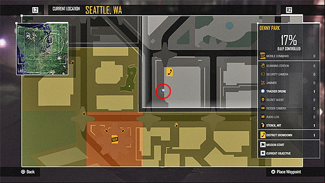 2) Blast Shards - Most of the shards are hidden on rooftops, but at this stage of the game you should already be acquainted with this - Denny Park - more difficult activities - City - inFamous: Second Son - Game Guide and Walkthrough