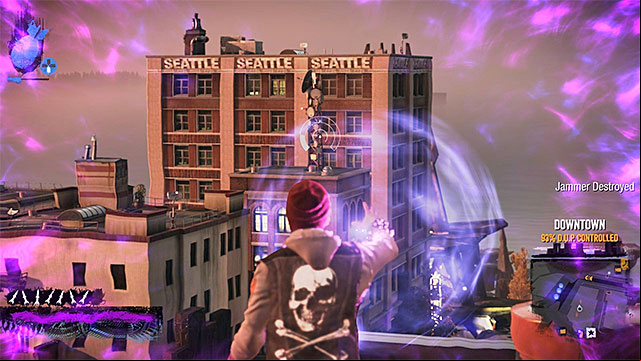 The Jammers are not well guarded - Downtown - more difficult activities - City - inFamous: Second Son - Game Guide and Walkthrough