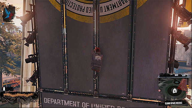 You have to climb up metal elements of the tower - 3: The Gauntlet - Walkthrough - inFamous: Second Son - Game Guide and Walkthrough