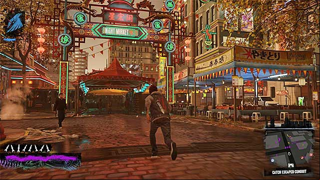 You wont chase the angel down even with the maxed Light Speed - 10: Reggie takes Flight - Walkthrough - inFamous: Second Son - Game Guide and Walkthrough