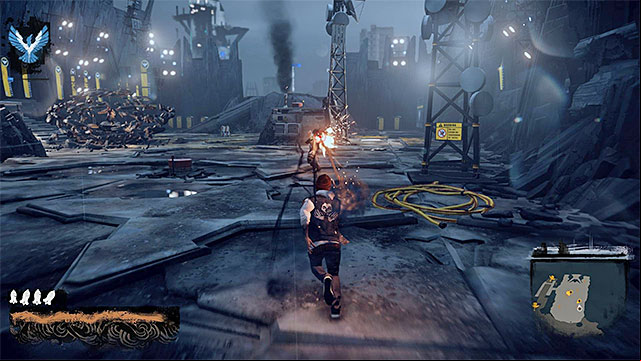 Eliminate Augustines soldiers before you focus on here - 15: Quid pro Quo - exploration of the prison - Walkthrough - inFamous: Second Son - Game Guide and Walkthrough