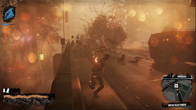 Attack enemies guarding the convoy. - 9: The Fan - Walkthrough - inFamous: Second Son - Game Guide and Walkthrough