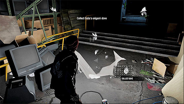 Pick up an Origami Dove - Chapter 2, part 3 - things to do in the game - inFamous Paper Trail - inFamous: Second Son - Game Guide and Walkthrough