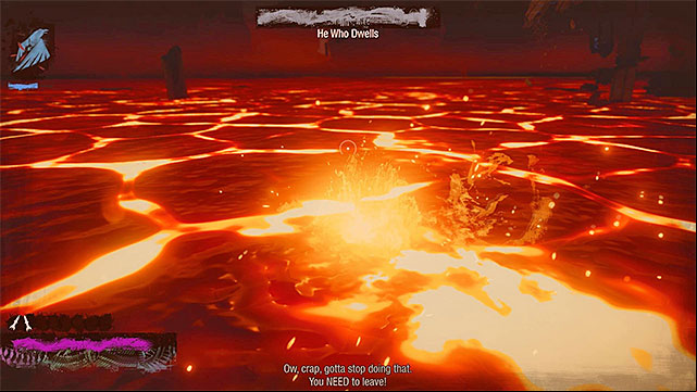 Avoid lava - Angel (He Who Dwells) - Boss fights - inFamous: Second Son - Game Guide and Walkthrough