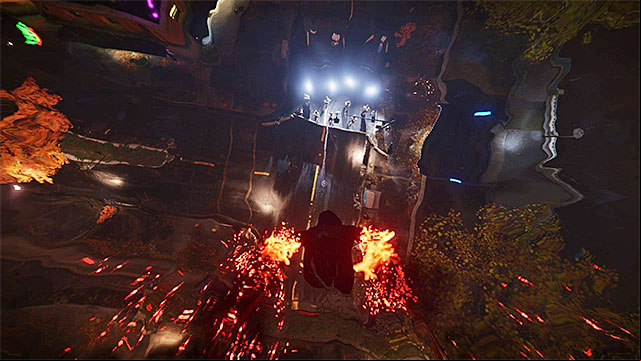 The Orbital Drop attacks will let you deal easily with the opponents closest to you - 7b: Fight Intolerants - Walkthrough - inFamous: Second Son - Game Guide and Walkthrough