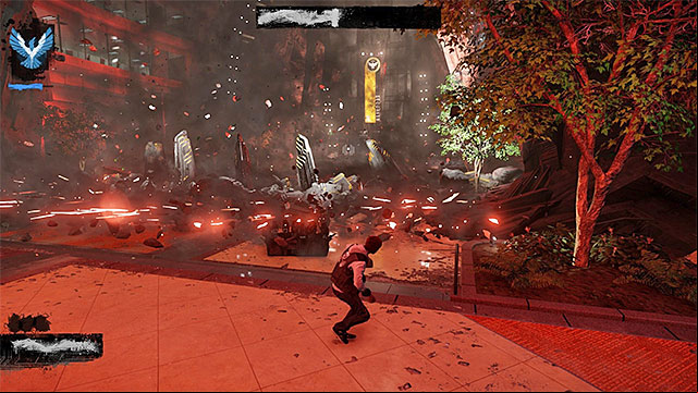 One of the bosss new attacks - 17a: Expose Augustine - defeating Augustine - Walkthrough - inFamous: Second Son - Game Guide and Walkthrough