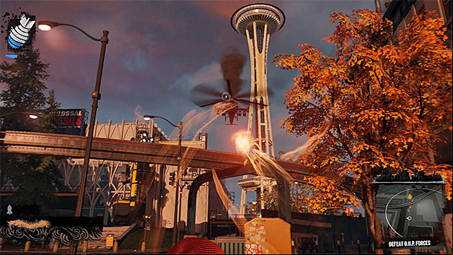 The fight to take over Seattle Centre district (District Showdown) will be possible only after D - Seattle Centre - District Showdown - City - inFamous: Second Son - Game Guide and Walkthrough
