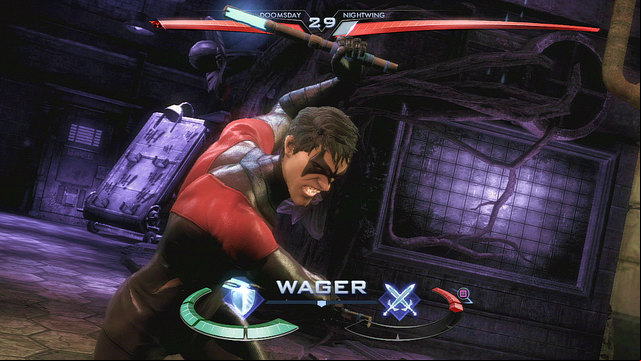 A clash happens when both characters run into each other with a powerful attack - Injustice Gods Among Us: Combat - basics, tips, combat guide - Basics of combat - Injustice: Gods Among Us Game Guide