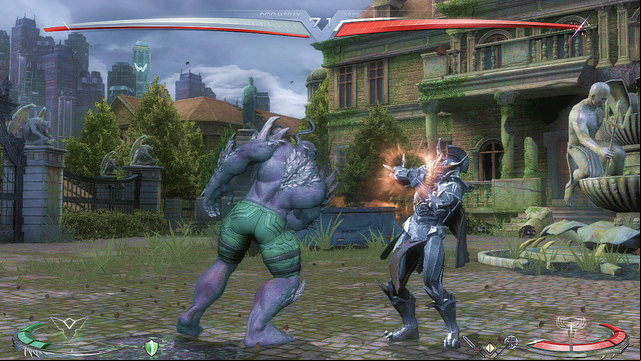 Blocking attacks drastically lowers the received damage, as well as stops any juggles or knockdowns - Injustice Gods Among Us: Combat - basics, tips, combat guide - Basics of combat - Injustice: Gods Among Us Game Guide