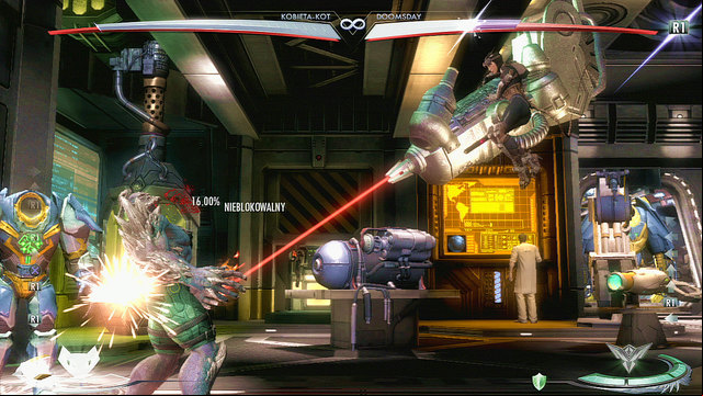 On the left side of the arena theres laser - Injustice Gods Among Us: Insurgency, arena guide - Arenas - Injustice: Gods Among Us Game Guide