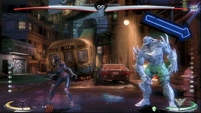 At the right edge of the arena theres hydrant - Injustice Gods Among Us: Gotham, arena guide - Arenas - Injustice: Gods Among Us Game Guide
