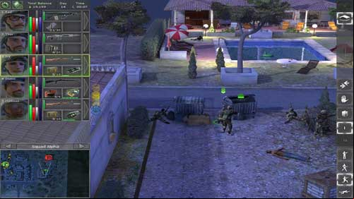 There will be few skips, from behind which we can fire to the bodyguards around the swimming pool - Remaining locations - p. 1 - Remaining locations - Jagged Alliance: Back in Action - Game Guide and Walkthrough