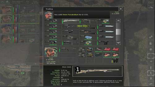 After the battle, its worth to visit the local merchant, he has a great sniper rifle - M24 SWS (1) - Remaining locations - p. 8 - Remaining locations - Jagged Alliance: Back in Action - Game Guide and Walkthrough