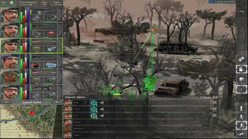 Due to many trees, killing remaining 1-2 enemies requires moving closer, but not close enough to receive any blows - Remaining locations - p. 8 - Remaining locations - Jagged Alliance: Back in Action - Game Guide and Walkthrough