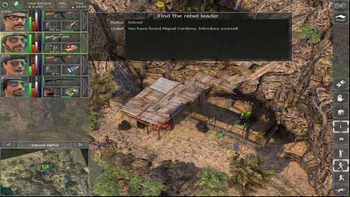 To do that quest, its enough to reach the Hideout (Miguel) and talk to him - Missions - p. 1 - Missions - Jagged Alliance: Back in Action - Game Guide and Walkthrough