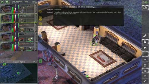 Miguel asks us to talk with Kingpin about cooperation - Missions - p. 1 - Missions - Jagged Alliance: Back in Action - Game Guide and Walkthrough