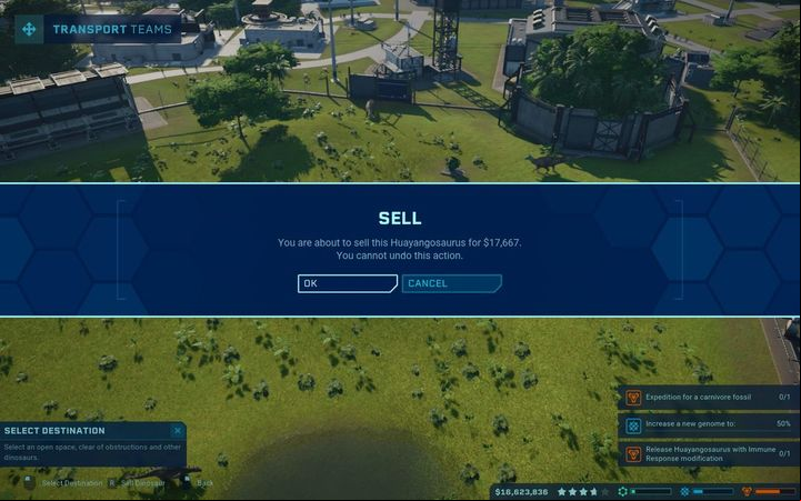 Shops have an average share of profits - Gaining money in Jurassic World Evolution - Park management - Jurassic World Evolution Game Guide