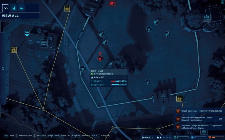Diseases are a rather random case - Threats in Jurassic World Evolution - Park management - Jurassic World Evolution Game Guide