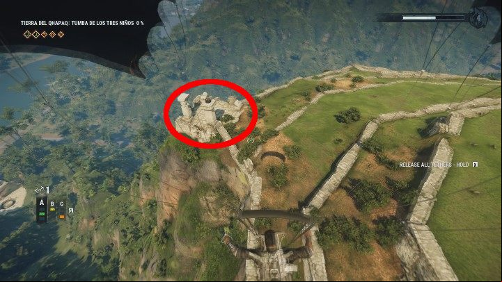 Reach the highest point of the tomb to - the same place where you can find the main temple - Tomb Tumba De Los Tres Ninos - Tomb Locations - Just Cause 4 Guide