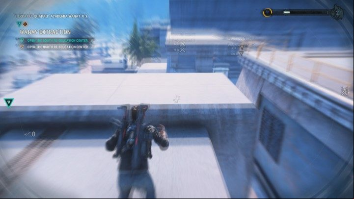 The AR system sends a blue signal indicating mission objectives and useful objects. - Tips for beginners of Just Cause 4 - Basics - Just Cause 4 Guide