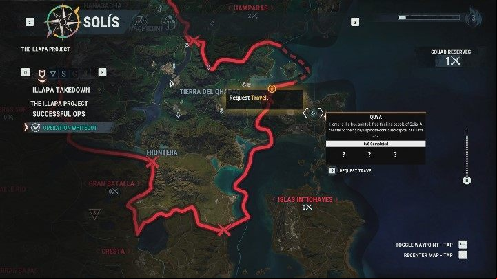 The quest begins in the same spot, where youve finished the Wanay Extraction quest - Illapa Project | Main missions walkthrough for Just Cause 4 - Main missions - Just Cause 4 Guide