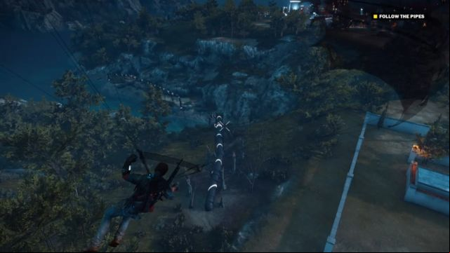 Its easier to spot the pipes from the air than from the ground. - The Secret of Vis Electra - Walkthrough - Just Cause 3 - Game Guide and Walkthrough
