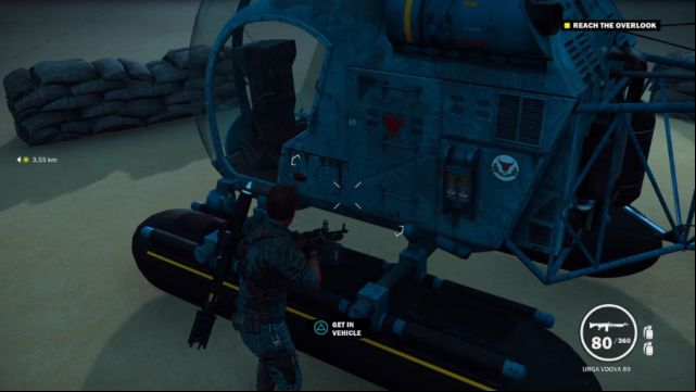 Use the helicopter to quickly reach your destination. - Threes Company - Walkthrough - Just Cause 3 - Game Guide and Walkthrough