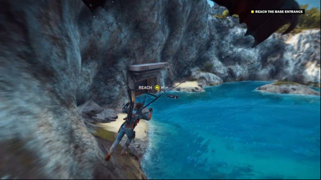 The entrance to the base. - Tangled Up in Blue - Walkthrough - Just Cause 3 - Game Guide and Walkthrough