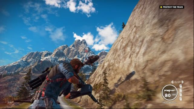 The result of attaching a helicopter to the mountain is quite obvious... - Derailed Extraction - Walkthrough - Just Cause 3 - Game Guide and Walkthrough