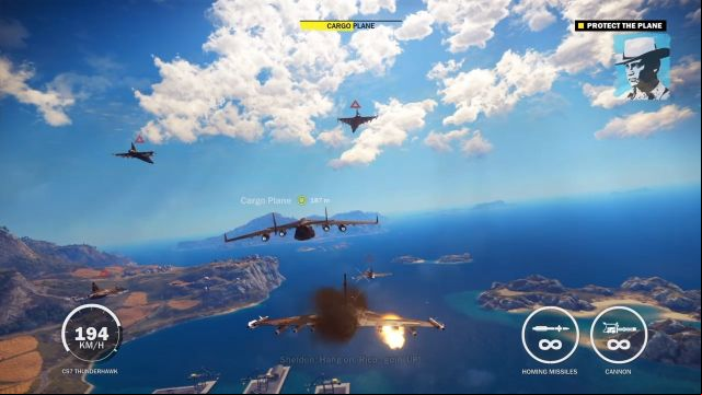 Thanks to the homing rockets, taking out numerous enemy jets will be a breeze. - Bavarium On a Plane - Walkthrough - Just Cause 3 - Game Guide and Walkthrough
