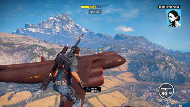 Its time to get back into the ship. - Bavarium On a Plane - Walkthrough - Just Cause 3 - Game Guide and Walkthrough