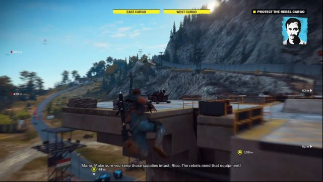 Use the anti-aircraft guns to take out the enemy helicopters. - The Watcher On The Wall - Walkthrough - Just Cause 3 - Game Guide and Walkthrough
