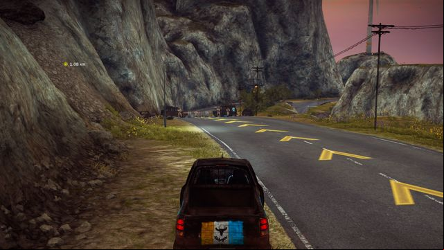 Ride through the road barricade without stopping. - Welcome Home - Walkthrough - Just Cause 3 - Game Guide and Walkthrough