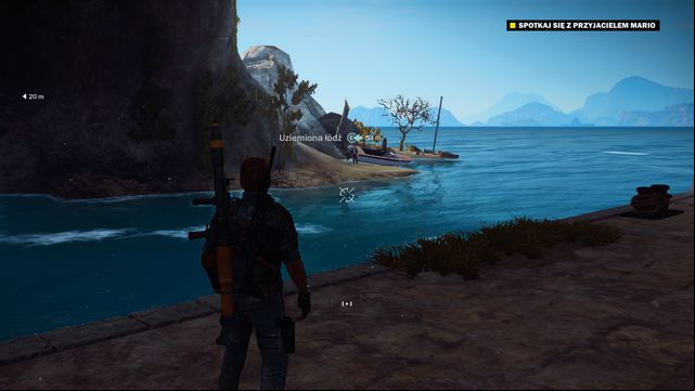 Marios friend can be found on the other side. Help him by pushing his boat to the water. - Friend Like These... - Walkthrough - Just Cause 3 - Game Guide and Walkthrough