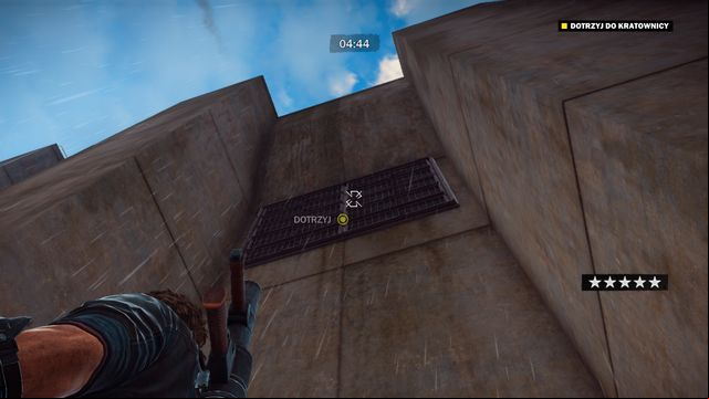 Use the rope to attach yourself to the bars. - Conflicting Interests - Walkthrough - Just Cause 3 - Game Guide and Walkthrough